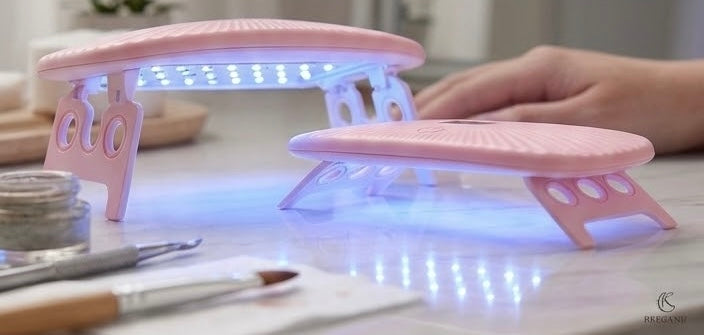 Lampe à ongles UV portative et de bureau 2 en 1