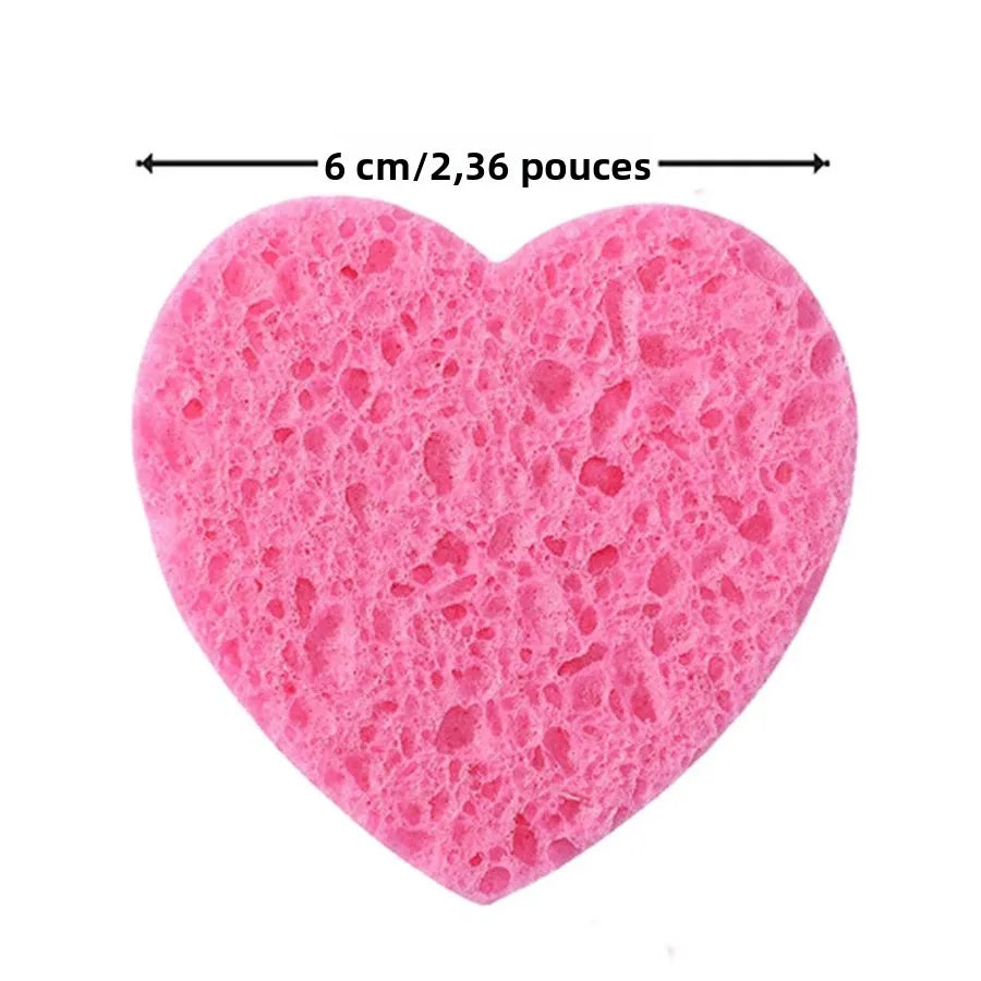 Éponges pour le visage en Cellulose
