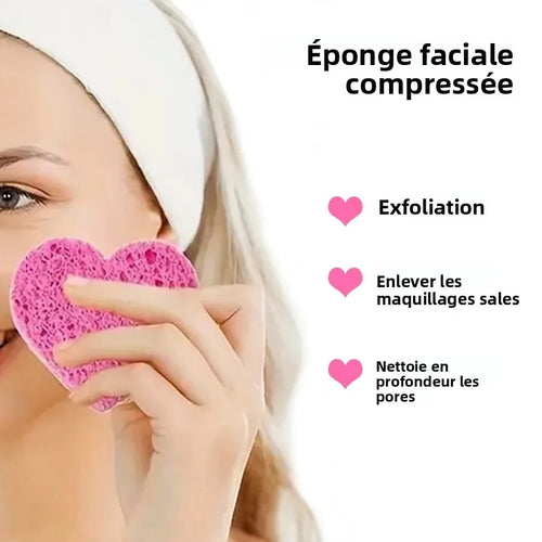 Éponges pour le visage en Cellulose